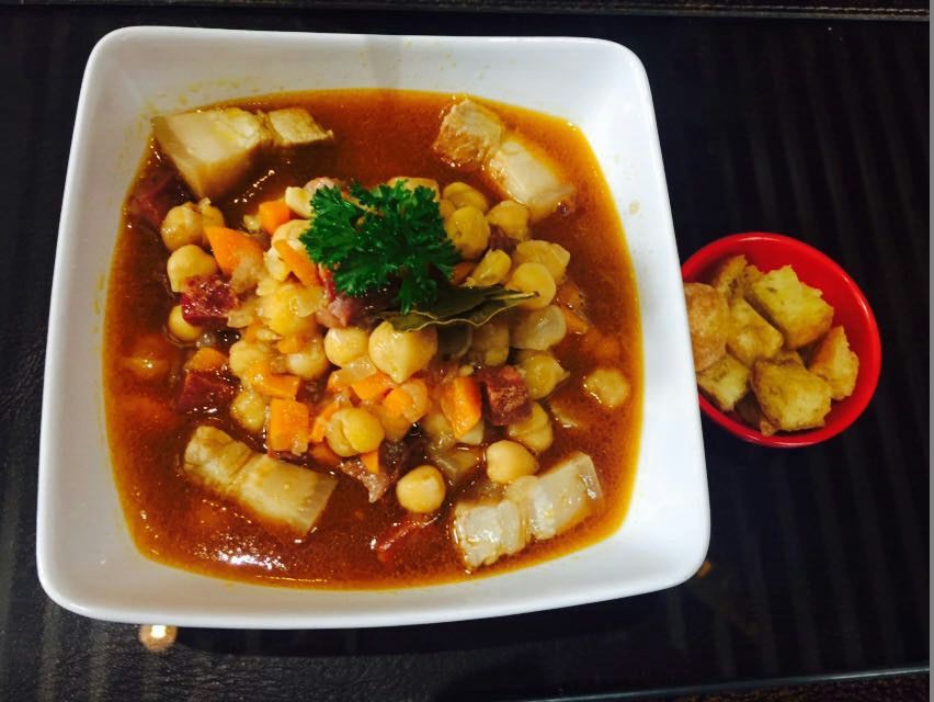 Platos realizados en el restaurante de Tianjin